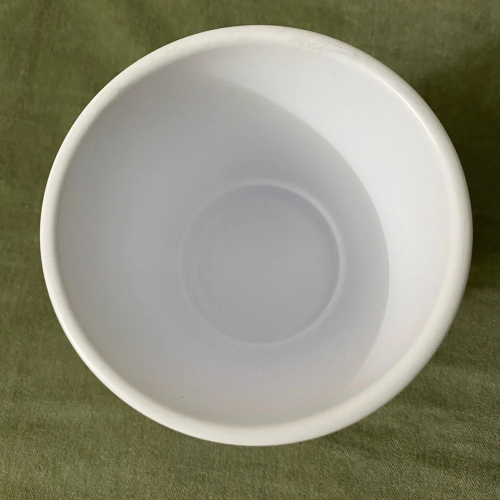 Vase Minimalist White Ceramic made in Germany UBV